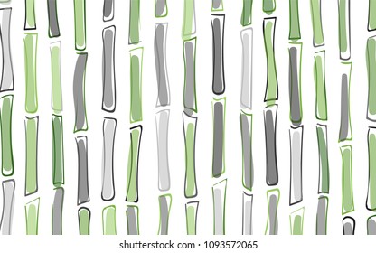 Vector Bamboo Trees Silhouettes. Tropical Pattern. Abstract Background of Bamboo in Ethnic Style. Stalks of Trees. Vector Bamboo Ornament for Wallpaper, Textile, Tablecloth, Packaging, Wrapping.