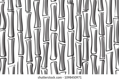 Vector Bamboo Trees Silhouettes. Tropical Pattern. Abstract Background of Bamboo in Ethnic Style. Stalks of Trees. Vector Bamboo Ornament for Wallpaper, Textile, Tablecloth, Packaging, Wrapping.