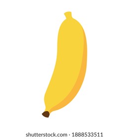 Vector Banana Flat Design Illustration
