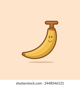vector banana, icon banana, illustration banana, illustration banana with borders