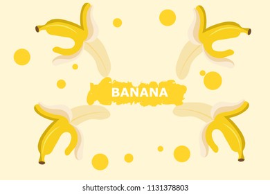 Vector banana illustration 
