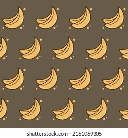 vector of banana. banana pattern for background or anything