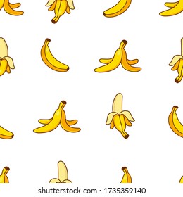 vector banana pattern, suitable for wall wallpapers.
