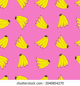 vector bananas print. seamless print of bananas for clothing or print