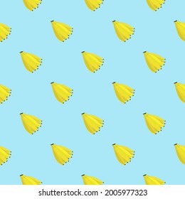 vector bananas print. seamless bananas. pattern on clothing or print