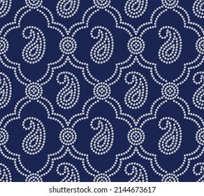 Paisley-Muster im Vectorandenstil
