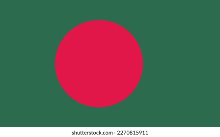 Vector BANGLADESH flag, official colours, illustration. EPS10. vector background of BANGLADESH flag, BANGLADESH Flag in circle