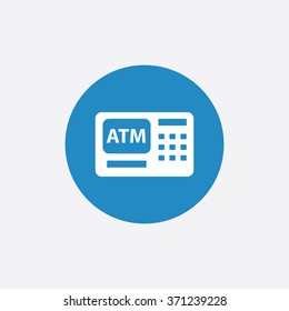 Vector bank atm Icon.