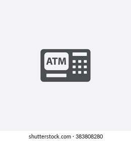 Vector bank atm Icon