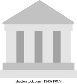 Vector bank building illustration design element