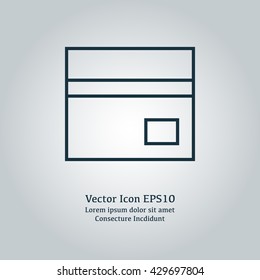 Vector Bank Card Icon