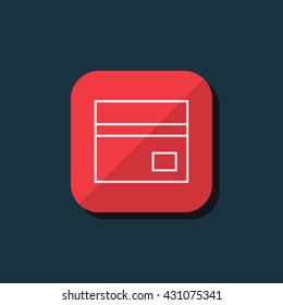 Vector Bank Card Icon