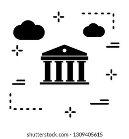Vector bank icon