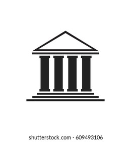 Vector bank icon.