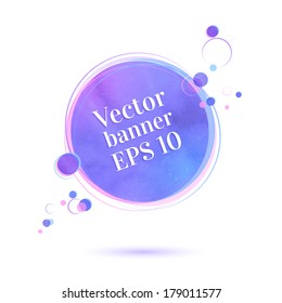 Vector banner.