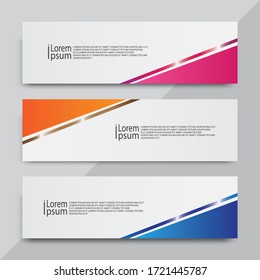 vector banner abstrack geometric simple modern