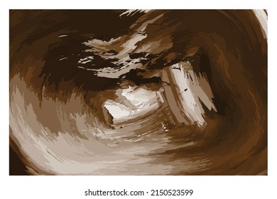 Vector banner abstract paints shapes isolated on white background. Hand drawn abstract color paint brush strokes. Watercolor elements.