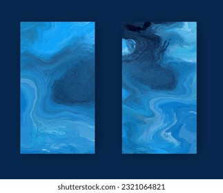 Vector banner abstract paints shapes collection isolated on color background. Hand drawn abstract color paint brush strokes set. Design elements.