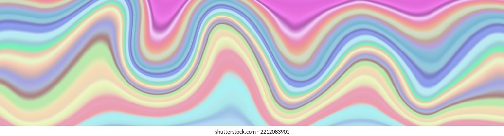 vector banner abstract wave smooth texture colorful gradient  background 