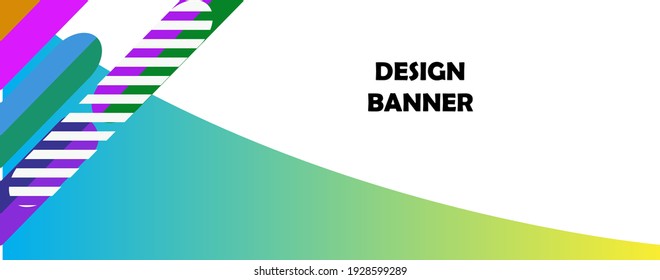 vector banner with an attractive appearance. Green gradient color. Suitable for thumbnails, wallpapers, decoration, websites, editing