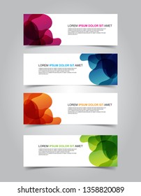 Vector banner background