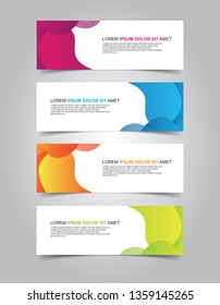 Vector banner background