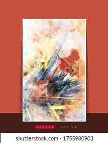 Vector banner background of 3D rendering abstract technology digital hi tech concept 