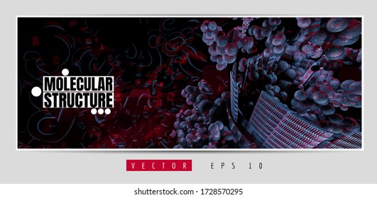 Vector banner background of abstract technology digital hi tech concept ready for website