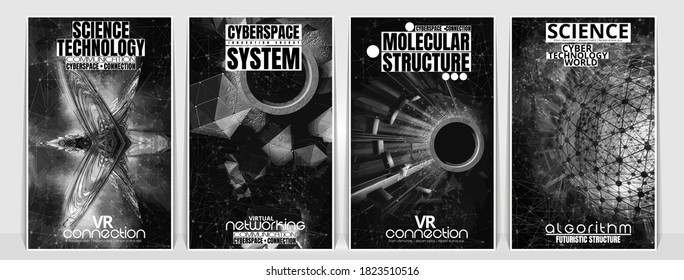 Vector banner background of abstract technology digital hi tech concept