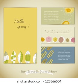Vector Banner Background Collection