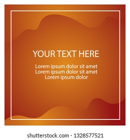 Vector banner and background design brown color in eps.10. Creative, simple and easy to use.