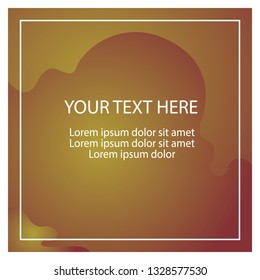 Vector banner and background design brown color in eps.10. Creative, simple and easy to use.