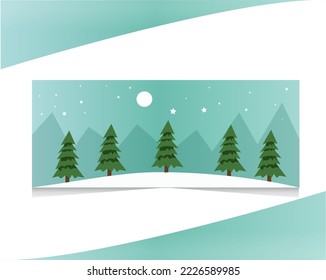 Vector banner background design template illustration 