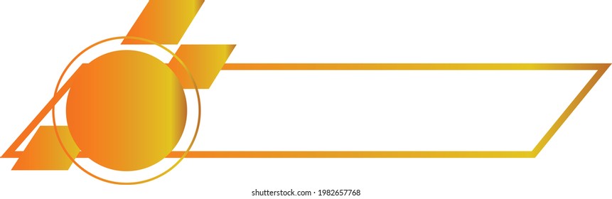 Vector banner background in gold color. Great for themes in banner creation
