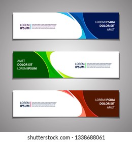 vector banner background modern template design web