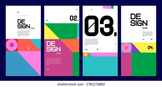 Vector banner background and social media post design template