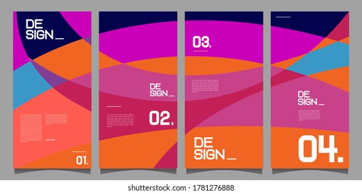 Antecedentes de vectores y plantilla de diseño de publicaciones en medios sociales