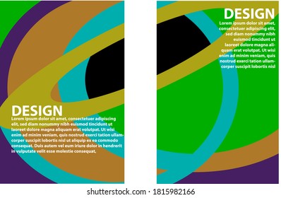 Vector banner background and social media post design template