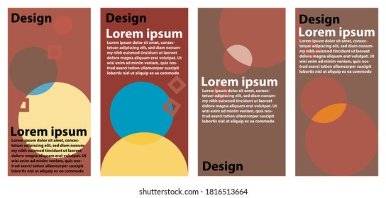 Vector banner background and social media post design template