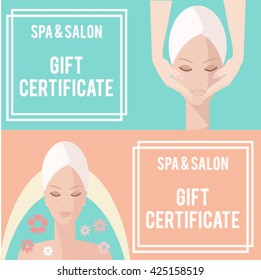 Vector banner for a beauty salon.