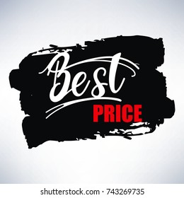 Vector banner "Best price".