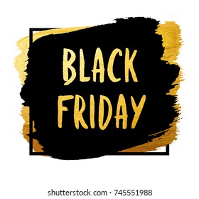 Vector banner for the Black Friday sale. Modern web banner.
