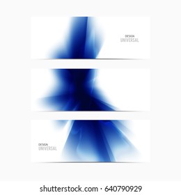 Vector banner blue smooth blurry background. Abstract colorful texture.