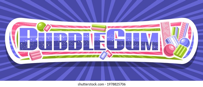 Vector banner for Bubble