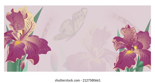 2,058 Burgundy iris Images, Stock Photos & Vectors | Shutterstock