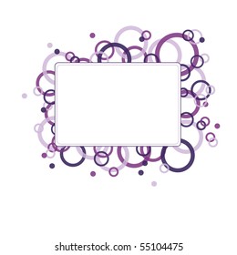 Vector Banner with Circles