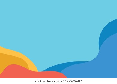 vector banner Color full abstract background for design