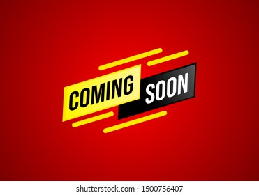 vector banner coming soon. eps 10