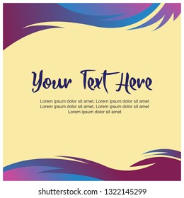 Vector banner design in eps.10. Template simple, creative and easy to use