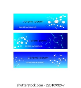 vector banner design, modern banner, science and medical banner, banner vector on white background.